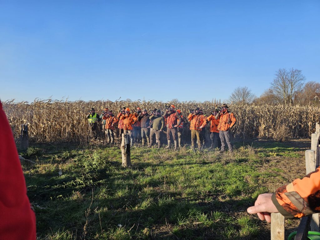 Ehrung des Wildes durch die Jagdhornbläser